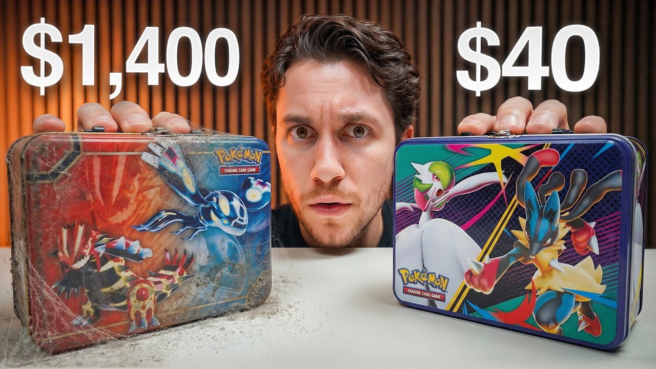 I Opened the Oldest VS Newest Pokémon Tin