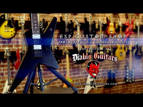 ESP Custom Shop Prototype Gus G Owned Signature Used W/Firewind & Ozzy Osbourne Black 2012 (VIDEO) image 22
