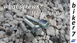 What Length of Screws for Alloy Wheels on / Jaké Šrouby pro ALU kola na - Mercedes-Benz ?