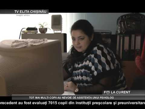CHISINAU TOT MAI MULȚI COPII AU NEVOIE DE ASISTENȚA UNUI PSIHOLOG 24 02 2016