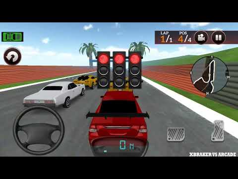 Drive for Speed Simulator: Red Civil Car Driving Race Mode Missions 8 to 11 - Android GamePlay 3D