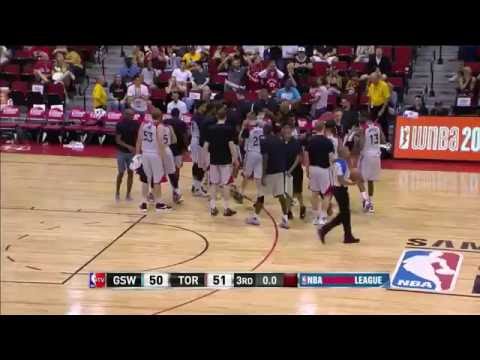 Fred VanVleet's 3⁄4 Court Buzzer Beater ¦ Warriors vs Raptors ¦ 2016 NBA Summer League