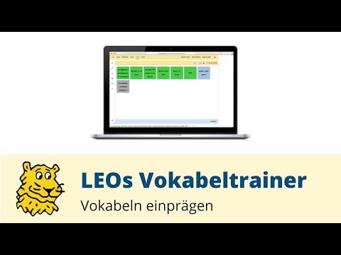 Vokabeln einprägen mit LEOs Vokabeltrainer