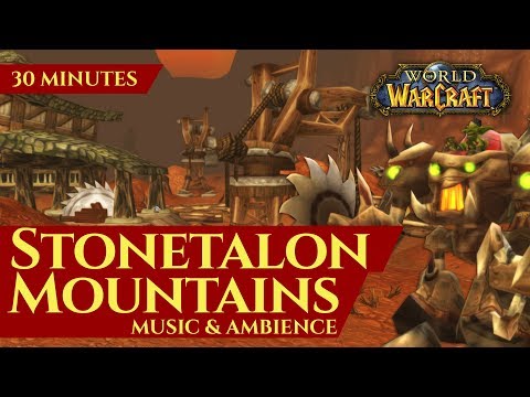 Vanilla Stonetalon Mountains - Music & Ambience (30 minutes, 4K, World of Warcraft Classic)