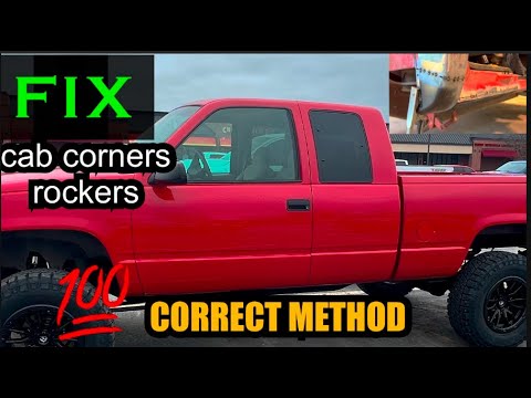 Replacing Rusted Cab Corners and Rocker Panels on Chevy Silverado or GMC Sierra / Budget Restoration