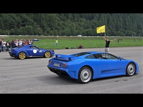 Thumbnail for Bugatti EB110 vs NEW Lancia Stratos by Lancia Stratos
