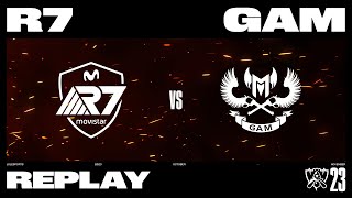 Worlds 2023 - Play-In Day 4 // R7 vs GAM