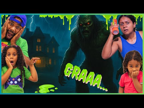 A MONSTER CAME OUT OF THE SEWER AND WANTS TO INVADE OUR HOUSE!!- MARINA & LUCAS