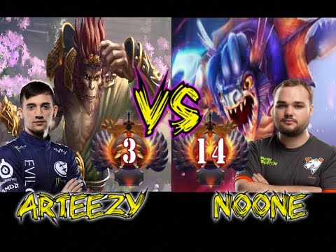 Arteezy.EG Monkey King Vs Noone.VP Slark - 9Kmmr duel!