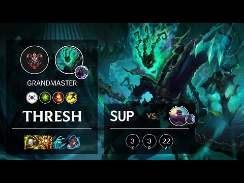 Thresh Support vs Braum - KR Grandmaster Patch 11.14