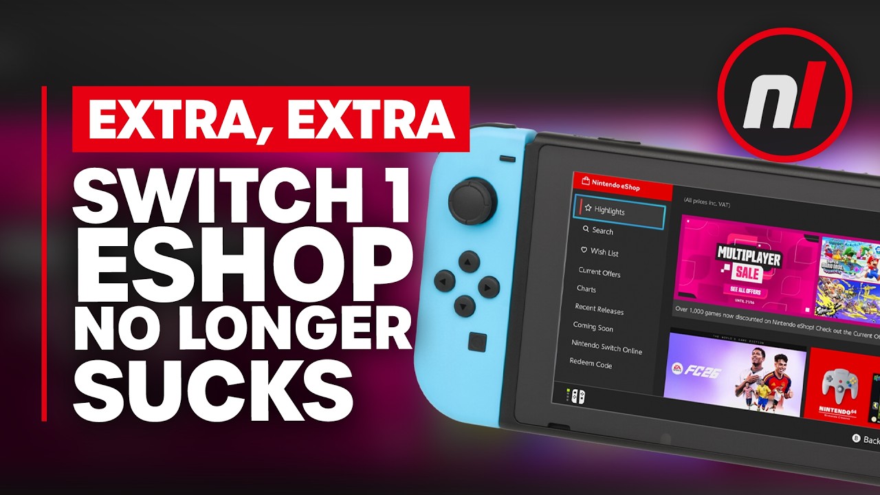 The eShop No Longer Sucks on Switch