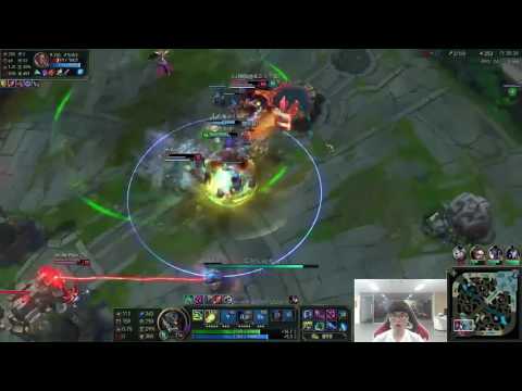 SKT T1 Faker Stream Best Play   Galio vs LeBlanc   MID 6