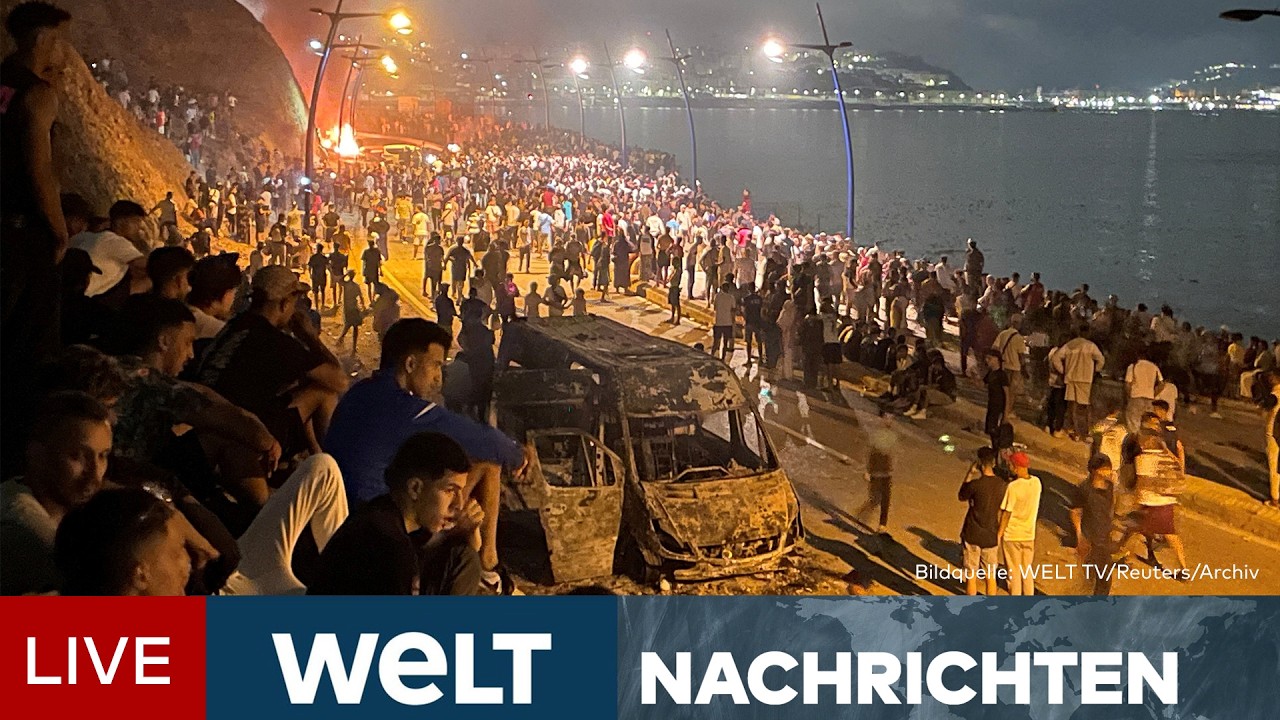 BRENNPUNKT CEUTA: Droht neuer Migrantenansturm auf spanische Exklave? Marokko warnt! | LIVESTREAM