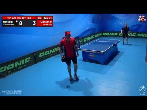 10:00 Hennadii Yurchenko  3-2 Oleksandr Ivashkin West 1 WIN CUP 20.11.2022 | TABLE TENNIS WINCUP