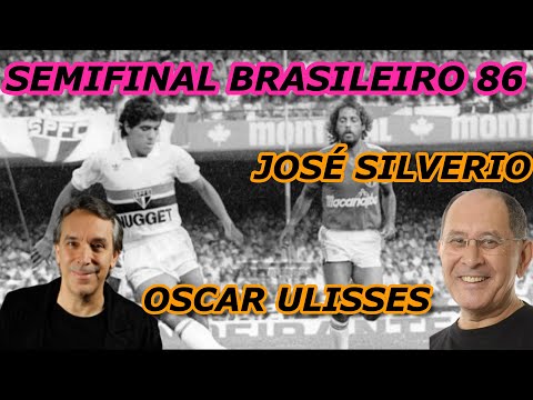 São Paulo x America RJ Gols das Semifinais 86 José Silverio e Oscar Ulisses
