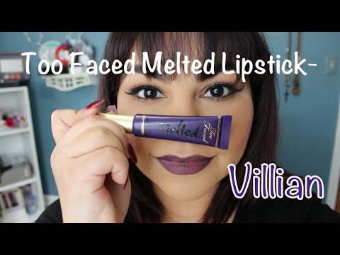 Too Faced Melted Liquid Lipstick | Villian