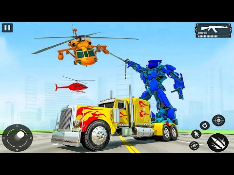 US Army Tank Transform Robot Battle War Shooting #3 - Android Gameplay