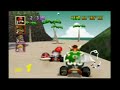 Mario Kart 64 IQue Full 50CC Race Completed On N64 Console