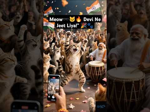 Panchayat’s Iconic Dance Scene – But With Viral Funny Cats 🐾😂🔥 | #shorts