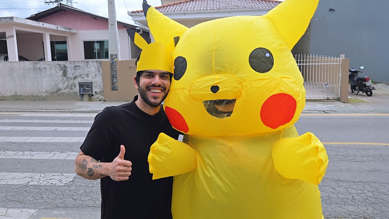 FINALMENTE ENCONTREI O PIKACHU!