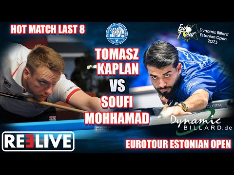 Mohammad Soufi vs Tomazs Kaplan Dynamic Billard Estonian OPEN 2023 by EPBF & REELIVE