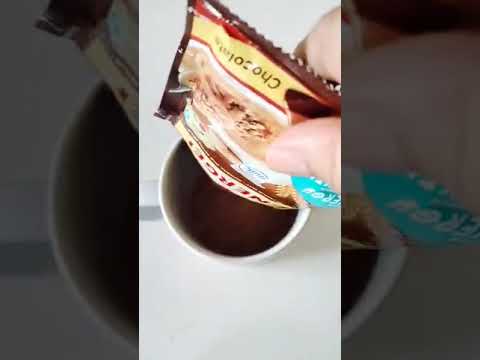 Energen Chocolate Drinks/ASMR#nutritious oat#cereal/milk#chocolate#asmrshorts#shorts
