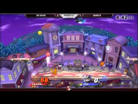 Smash 4 Versus Weekly 12/10/15 - Winners R1 - Dr Souss (Pikachu) vs DKing79 (Fox)