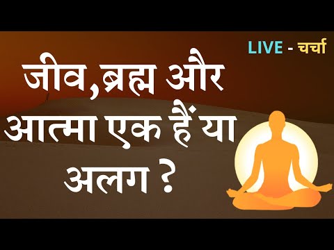 जीव,ब्रह्म और आत्मा एक हैं या अलग ? LIVE - चर्चा