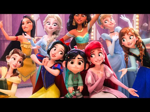 WRECK-IT RALPH 2 - Baby Moana, Frozen, Disney Princesses & BuzzTube Funny Scenes (2018) Best Moments