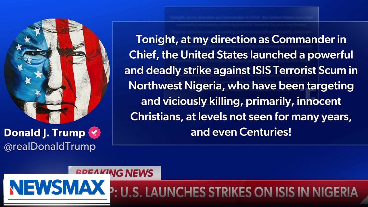 BREAKING: Trump announces bombing of ISIS in Nigeria