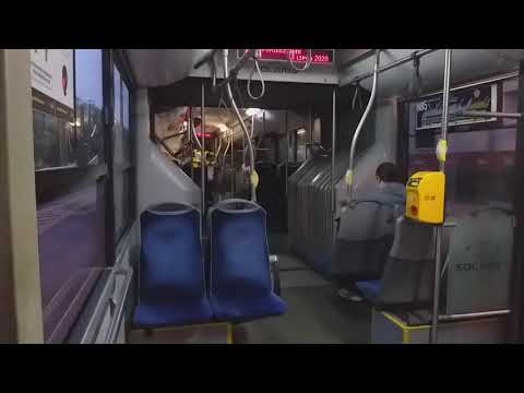 Przejazd warszawskim autobusem Solaris Urbino 18 #8164 linia N85