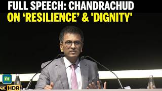 FULL SPEECH: ‘OUR CHILDREN LIVE IN UNCERTAIN TIMES’, Former CJI Chandrachud WARNS | India News