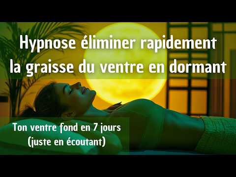 Hypnosis to lose weight while sleeping: Flat stomach & deep sleep (lose weight and sleep)