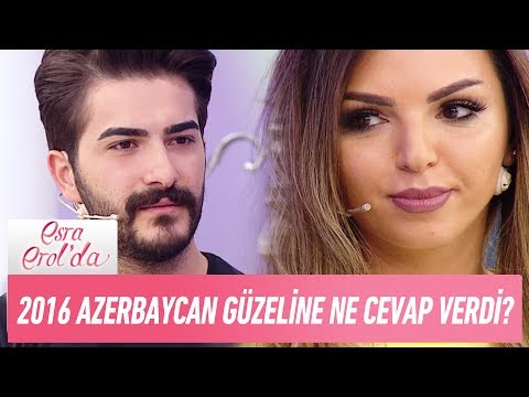 Mustafa, 2016 Azerbaycan güzeline ne cevap verdi? - Esra Erol'da 29 Mayıs 2017