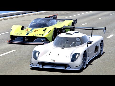 Ultima RS 2020 vs Aston Martin Valkyrie AMR Pro - Drag Race 2KM