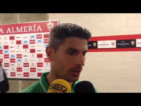 Salva Sevilla (Betis) tras marcar al Almería