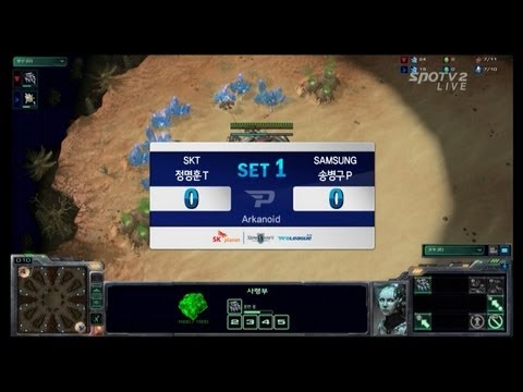 SPL [12.24] Fantasy (SKT) vs Stork (Samsung) 1set / Arkanoid - Starcraft 2
