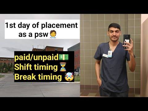 Day 1 of PSW placement in Canada  | personal support worker course 🇨🇦 |@mryashu513
