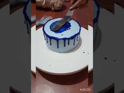 blueberry 🫐 cake decoration full video 🎂#hania home recipe#bilkul new📸🥰