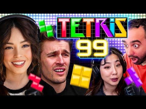 Valkyrae, Ludwig, Squeex & Fuslie Play TETRIS99 | Don't @pressESCpod