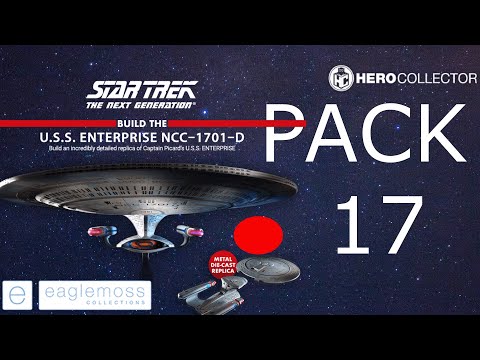 PART 63 à 66 PACK 17 BUILD STAR TREK U.S.S ENTERPRISE