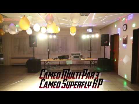 Cameo Multi Par 3 und Cameo Superfly HP in Aktion