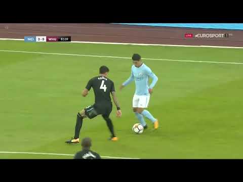 Brahim Díaz vs West Ham Friendly (04/08/2017)