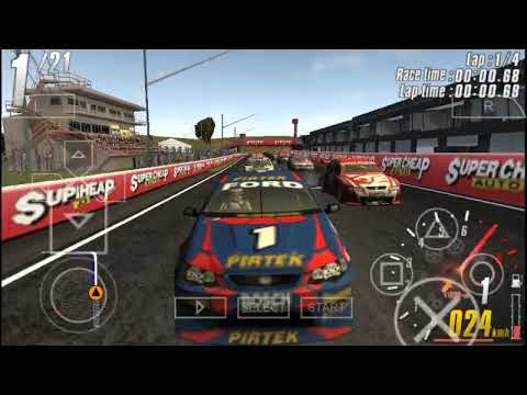 TOCA Race Driver 3 Challenge PSP Gameplay - #9 Mount Panorama Challenge V8 Supercar Championship