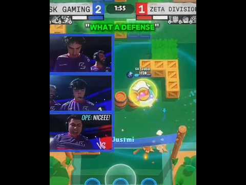 SK Defense Against ZETA 🥶🔥 #brawlstars #brawlcup #zetadivision #skgaming #sitetampo