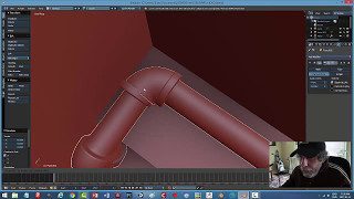 Blender: Modeling Pipes Using Curves