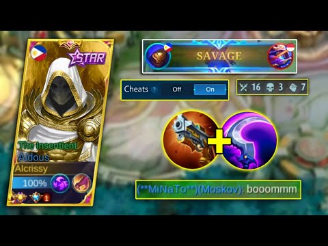 TRY THIS OP GOD MODE BUILD! MALEFIC ROAR + HUNTER STRIKE = EZ SAVAGE! ALDOUS BEST BUILD 2022 - MLBB