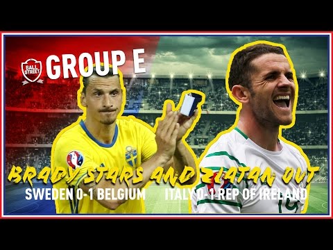 EURO 2016 | ITALY 0-1 REPUBLIC OF IRELAND | BRADY SCORES DRAMATIC WINNER, ZLATAN RETIRES