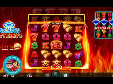 🔥 Play Diamond Inferno Slot by Microgaming & Win Big! 💎🔥 #DiamondInferno