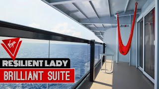 Brilliant Suite | Virgin Voyages Resilient Lady | Full Walkthrough Room Tour & Review 4K
